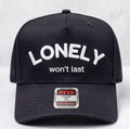 "Lonely Won't Last" Trucker Hat – Orca Black